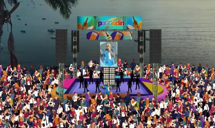 Léo Santana divulga imagem 3D do palco do PaGGodin
