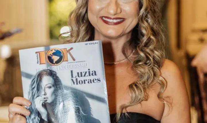 Luzia Moraes Brilha na Capa da 19ª Edição da Revista Tok de Empreendedorismo em Noite de Gala no Palácio Tiradentes
