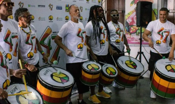 Olodum anuncia agenda até 2029 e apresenta novas ações no aniversário de 47 anos