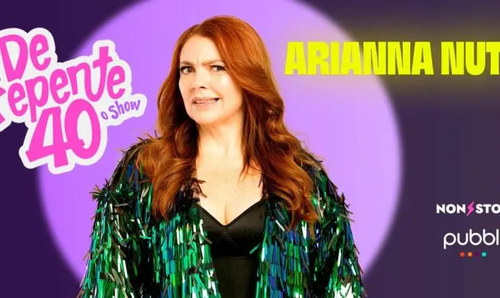 Pioneira no stand-up feminino, Arianna Nutt apresenta “De Repente 40” em Salvador
