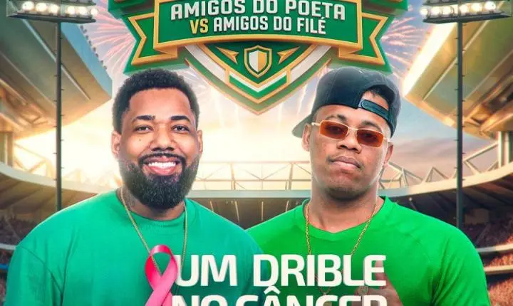 Poeta e Filé Modas promovem jogo beneficente em Paripe para ajudar pacientes com câncer