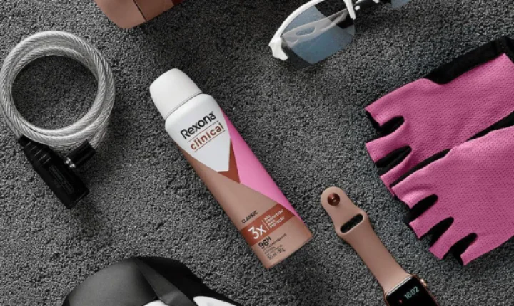 Rexona Clinical detalha proteção de 96h contra suor e odor