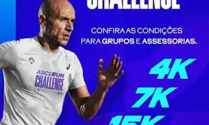 Sinta a energia de correr no ASICS Run Challenge. 