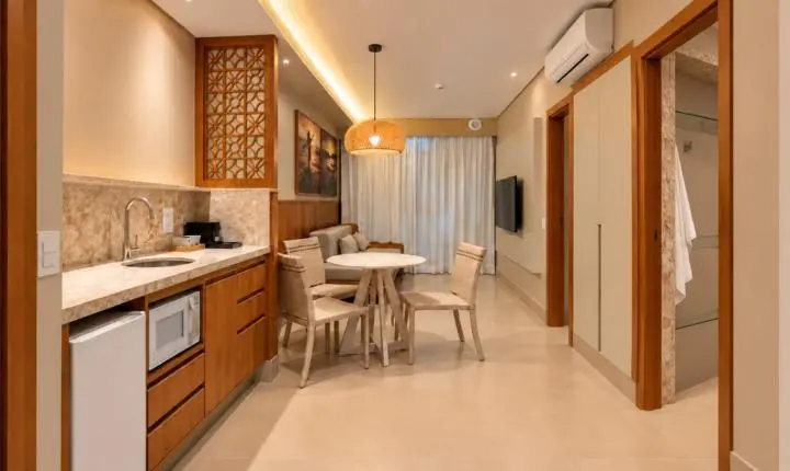 Village Itaparica inaugura apartamento pronto e decorado no prédio da multipropriedade